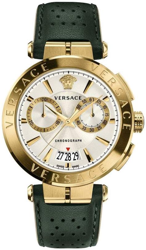 versace manifesto watch black dial|Versace V.